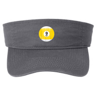 Number 9 Pool Ball Billiard Pool Ball Fashion Visor | Artistshot