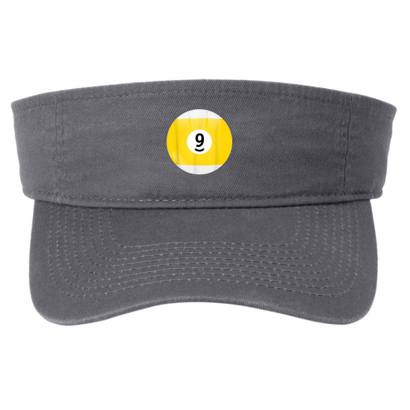 Number 9 Pool Ball Billiard Pool Ball Fashion Visor | Artistshot