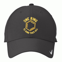 Funny Chemistry, Benzene Ring, One Ring To Bind Them All T Shirt Nike Dri-fit Cap | Artistshot