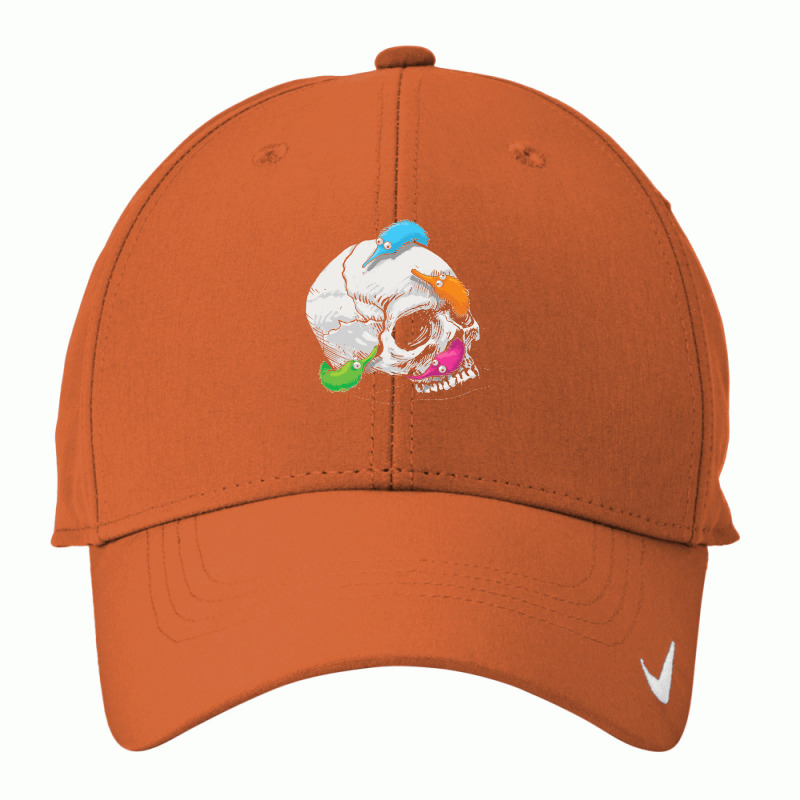 Worms On A String On A Skull Classic Nike Dri-FIT Cap by cm-arts | Artistshot