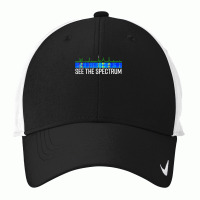 See The Spectrum Analyzer Waterfall Display Funny Ham Radio T Shirt Nike Dri-fit Cap | Artistshot