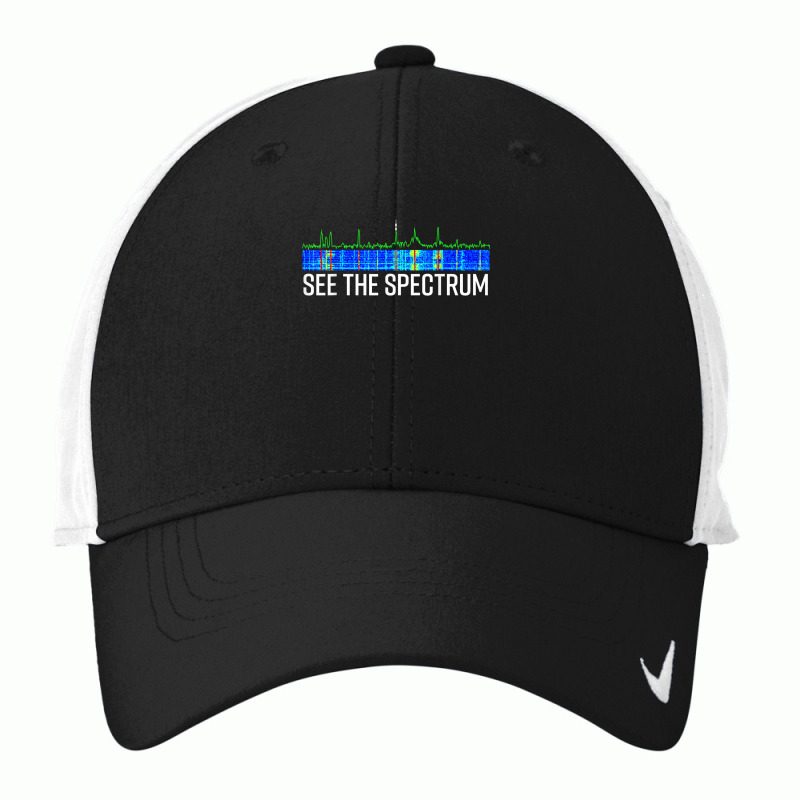 See The Spectrum Analyzer Waterfall Display Funny Ham Radio T Shirt Nike Dri-FIT Cap by goveteman | Artistshot