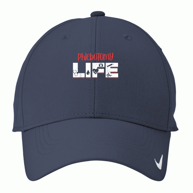 Phlebotomy Phlebotomist Injection Life Blood Donor Gift For Fans Nike Dri-fit Cap | Artistshot