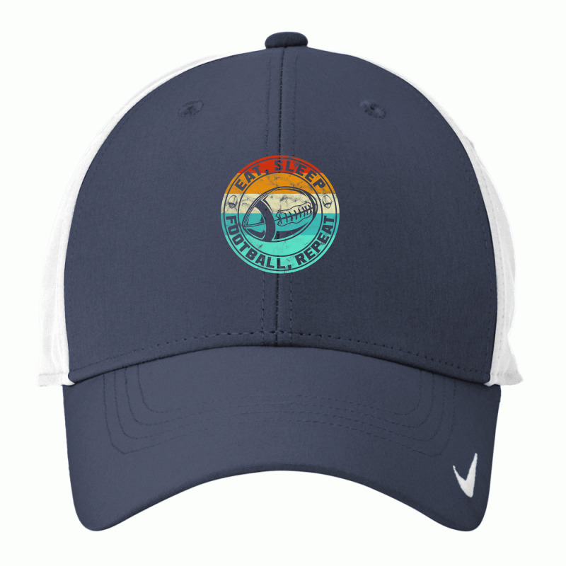 Football Eat Sleep Football Repeat American Football Nike Dri-FIT Cap by peafowl | Artistshot