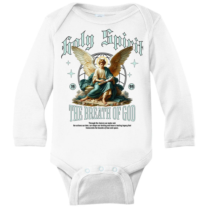 Holy Spirit Long Sleeve Baby Bodysuit | Artistshot