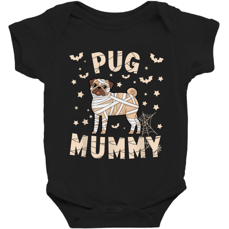 Halloween Costume Pug Lover Baby Bodysuit by Teresa Simmons | Artistshot