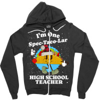 Spec Taco Lar High School Teacher Holiday Zipper Hoodie | Artistshot