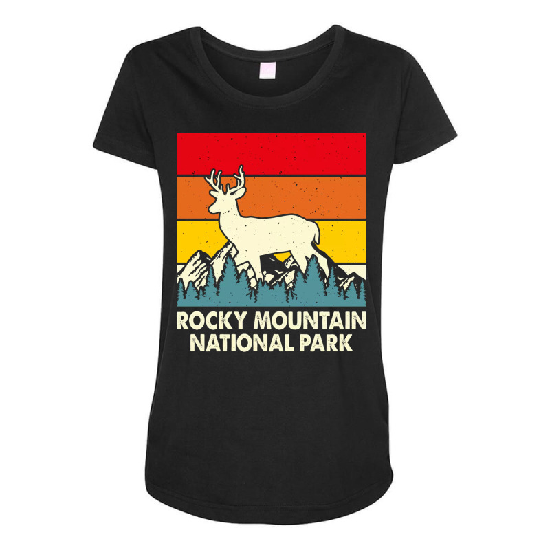 Rocky Mountain National Park Maternity Scoop Neck T-shirt by New Nice Shirt | Artistshot