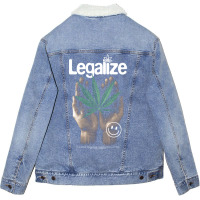 Legalize Nature Unisex Sherpa-lined Denim Jacket | Artistshot