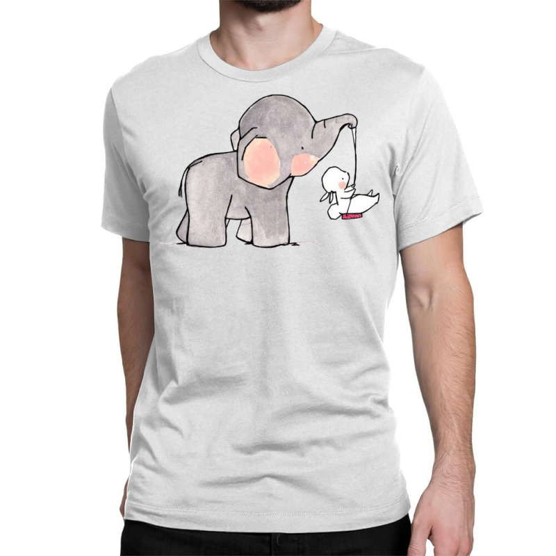 Elephant, Rabbit, Animals, Animal Classic T-shirt by HILstore | Artistshot