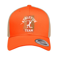 Pole Vault Oman Athletics Sports Player Retro Trucker Cap | Artistshot