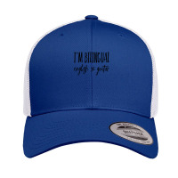 I'm Bilingual English And Guitar Retro Trucker Cap | Artistshot