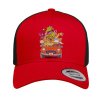 Nick Rewind 90's Nick Characters In Car Retro Trucker Cap | Artistshot