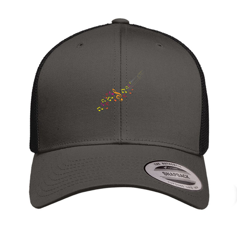 Trombone And Musical Notes Retro Trucker Cap by StephanySpeer | Artistshot