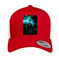 Blue Vampire Awakening Retro Trucker Cap | Artistshot