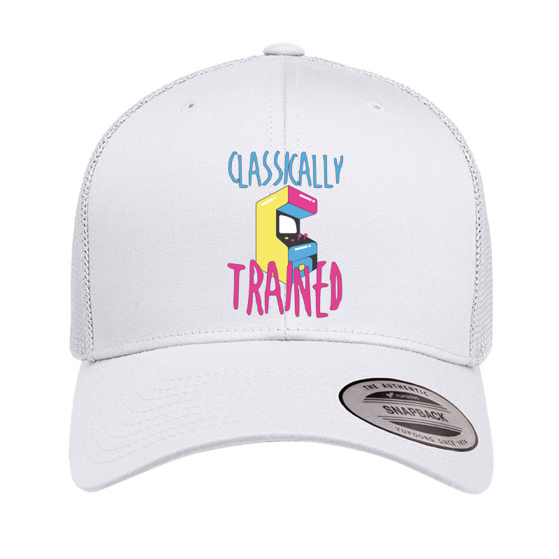 Classically Trained Arcade Game Video Game Gifts Retro Trucker Cap by ChandraGay | Artistshot