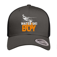 Mens Water Ski Boy Funny Water Skiing Water Sports Waterskiing Premium Retro Trucker Cap | Artistshot