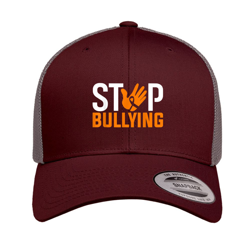 Stop Bullying Unity Day Orange End Bullying Anit Bully Kids T Shirt Retro Trucker Cap by cm-arts | Artistshot