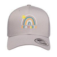 Sé Amable Spanish Bilingual Teacher Be Kind Boho Rainbow T Shirt Retro Trucker Cap | Artistshot