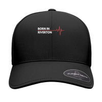 Born In Riverton Utah City Of Birth Hometown T Shirt Seamless Cap | Artistshot