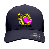 Cheer Coach Leopard Cheerleading Football Mom Seamless Cap | Artistshot