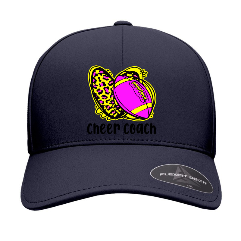 Cheer Coach Leopard Cheerleading Football Mom Seamless Cap | Artistshot