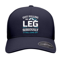 Leg Amputee Funny Humor Leg Surgery Prosthetic Amputated T Shirt Seamless Cap | Artistshot