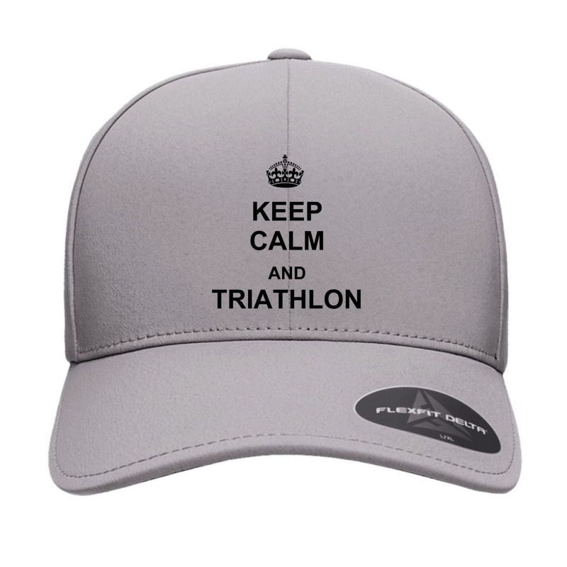 Keep Calm And Triathlon Seamless Cap by YAMARIMULERO | Artistshot