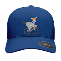 Team Dumbass On Bike Seamless Cap | Artistshot