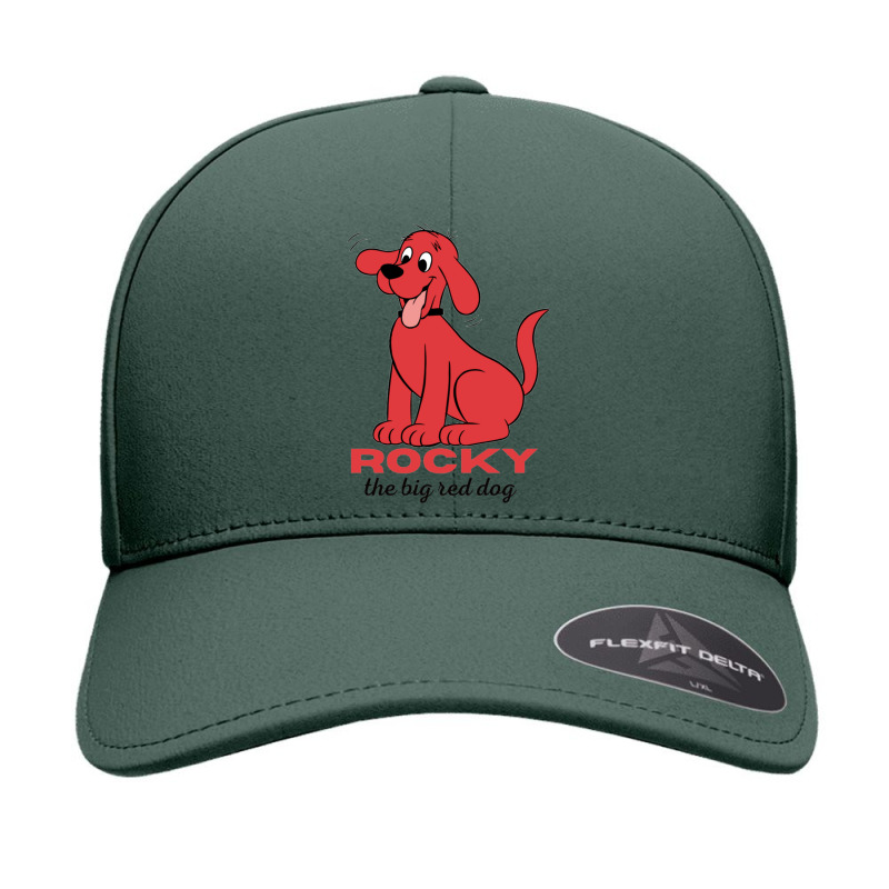 Rockythe Big Red Dog Seamless Cap by TIMOTHYSHRINER | Artistshot