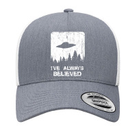 Alien Men Women Kids Ufo Abduction Ive Always Believed Yupoong Trucker Cap | Artistshot