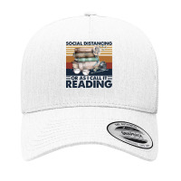 Book Reading Reader Social Distancing Or As I Call It Reading Vintage  Yupoong Trucker Cap | Artistshot