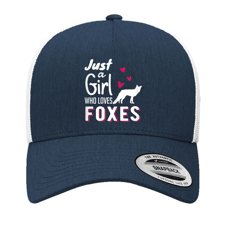 Just A Girl Who Loves Foxes Forest Animal Women T-shirts Yupoong Trucker Cap by thangdinhsinhelf | Artistshot