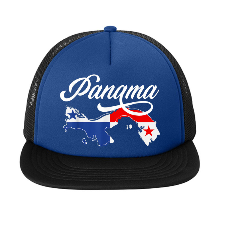 Panama Lover Panamanian Foam Snapback hat by Uniform | Artistshot