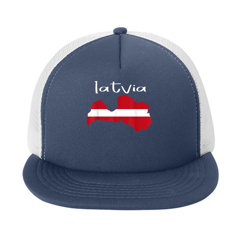 Latvia Tshirt, Latvian Clothes, Latvia Shirt For Women Men T Shirt Foam Snapback hat by cm-arts | Artistshot