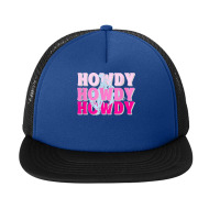 Howdy Cowgirl Vintage Horse Bucking Western Bachelorette T Foam Snapback Hat | Artistshot