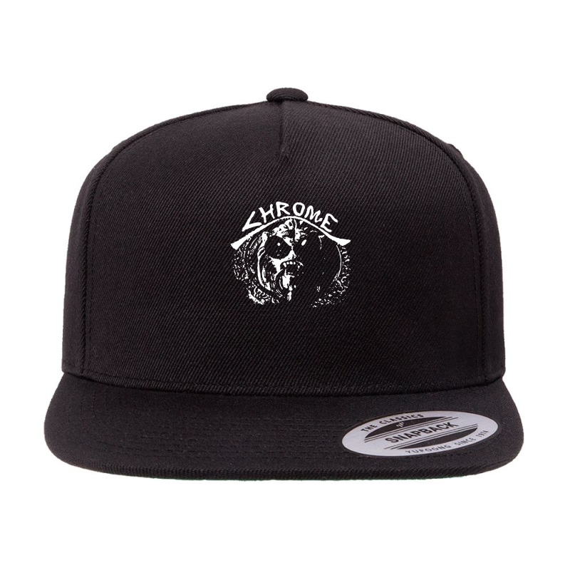 Chromesrd From Theaun Electronic Industrial Post Punk 5 panel snapback cap by cm-arts | Artistshot