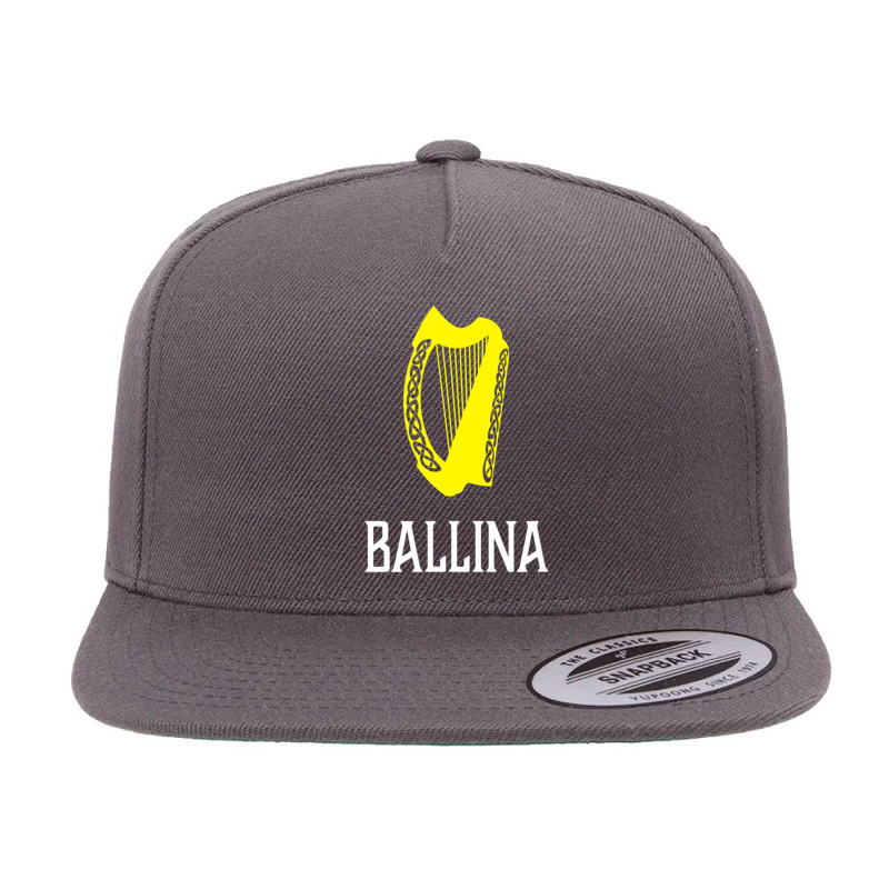 Ballina, Ireland Celtic Irish Gaelic 5 Panel Snapback Cap | Artistshot