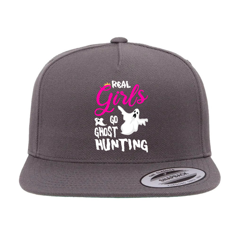 Real Girls Go Ghost Hunting For A Paranormal Investigation Pullover Ho 5 panel snapback cap by cm-arts | Artistshot