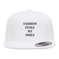 Fashion Stole My Smile 5 Panel Snapback Cap | Artistshot