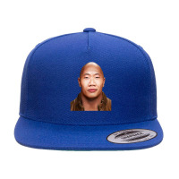 Dwayne The Wok Johnson -the Wock In Chinese Social Credit Points Meme  5 Panel Snapback Cap | Artistshot