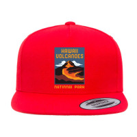 Hawaii Volcanoes National Park Big Island Retro Graphic Pullover Hoodi 5 Panel Snapback Cap | Artistshot