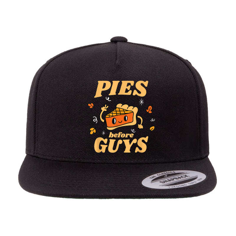 Pies Before Guys Pumpkin Pie 5 panel snapback cap by Outpost | Artistshot