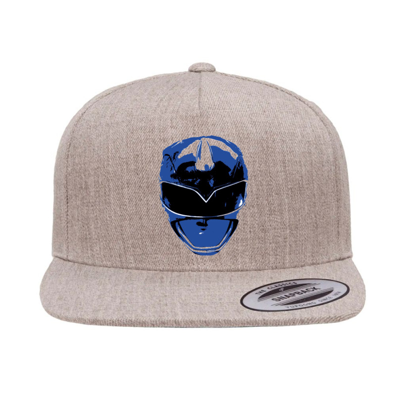 Blue Ranger 5 panel snapback cap by cm-arts | Artistshot