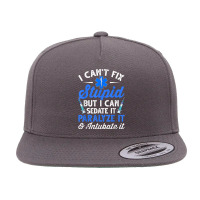 Paramedic Emt Can Sedate And Paralyze Stupid Funny Ems T Shirt 5 Panel Snapback Cap | Artistshot