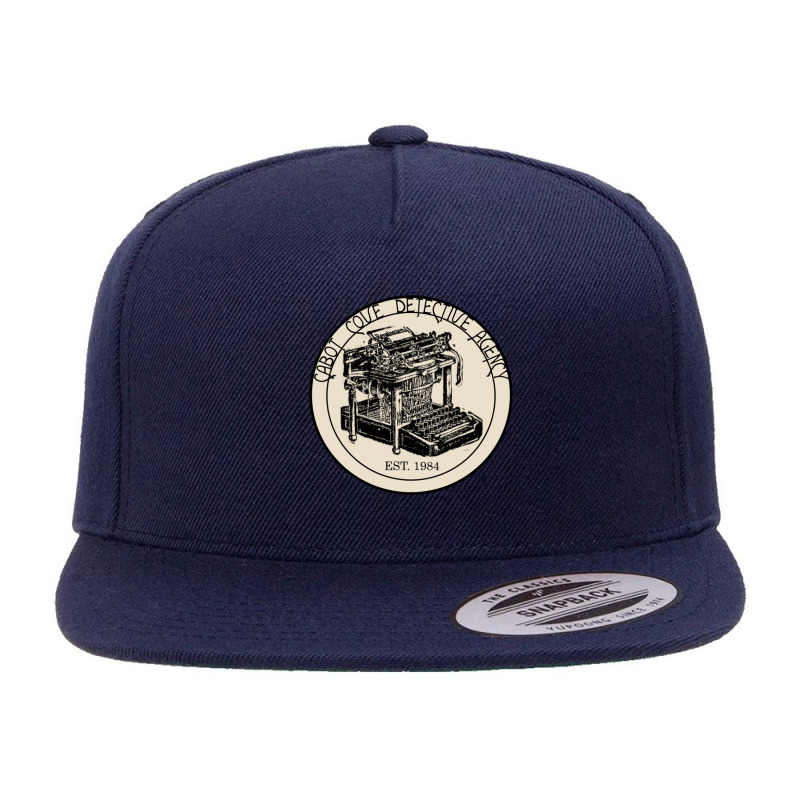 Cabot Cove Detective Agency 5 panel snapback cap by ERNIEHERNANDEZ | Artistshot