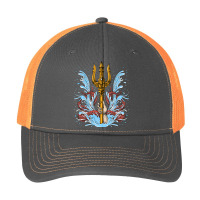 Poseidon Trident, Poseidon Trident Painting, Poseidon Trident Vintage, Pa Trucker Cap | Artistshot