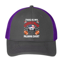 Football This Is My Christmas Pajama American Football Sports Lover 43 Pa Trucker Cap | Artistshot