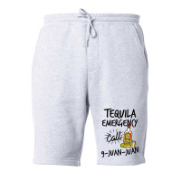 Tequila Emergency Call 9 Juan Juan Fleece Short | Artistshot