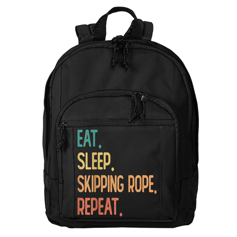 Eat Sleep Skipping Rope Repeat Basic Backpack | Artistshot